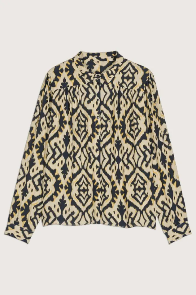 LandBlouse With Yoke Clothing Baandsh Tops and Shirts