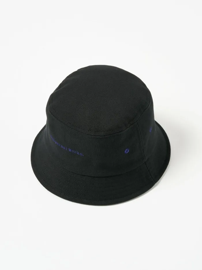Lewis Hat In Black Canvas Men Universal Works Hats