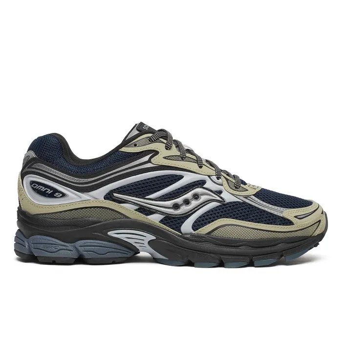 Lifestyle Saucony MenWomen ProGrid Omni 9 Winter Tech Blue Brass