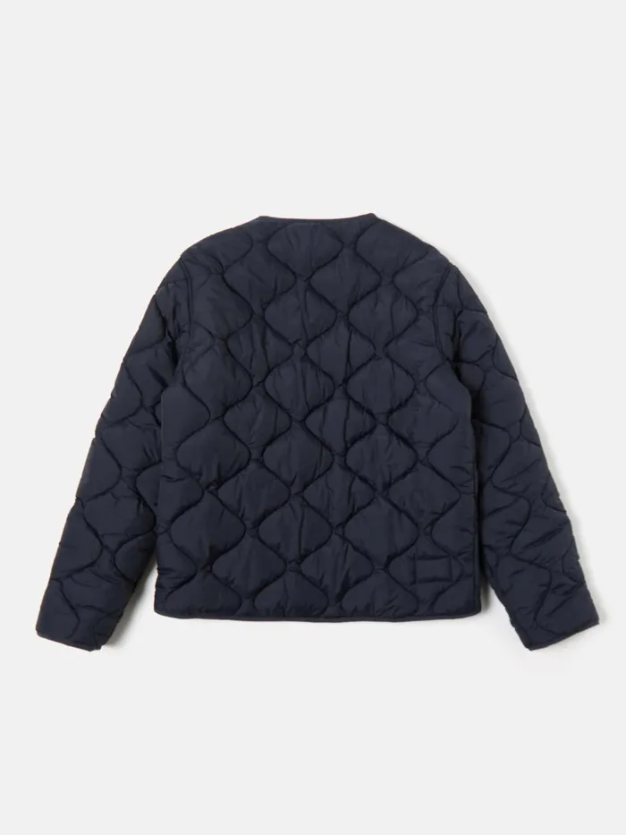 Liner Jacket In Navy Diamond Quilt Men Universal Works Coats and Outerwear