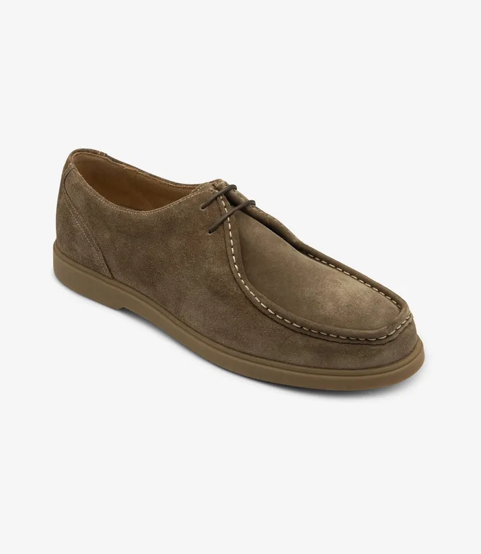 Loake Plain Ties Men Arezzo Flint Suede