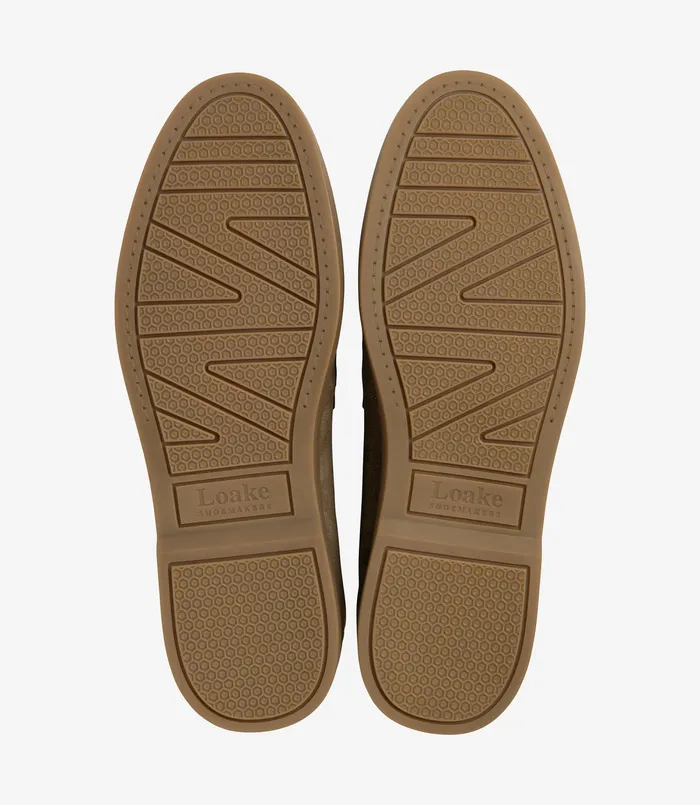 Loake Plain Ties Men Arezzo Flint Suede