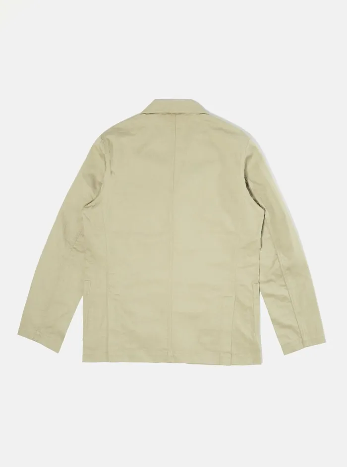 London Jacket In Stone Twill Men Universal Works Cotton Twill