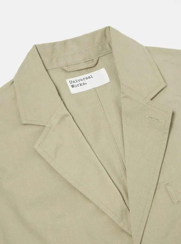 London Jacket In Stone Twill Men Universal Works Cotton Twill