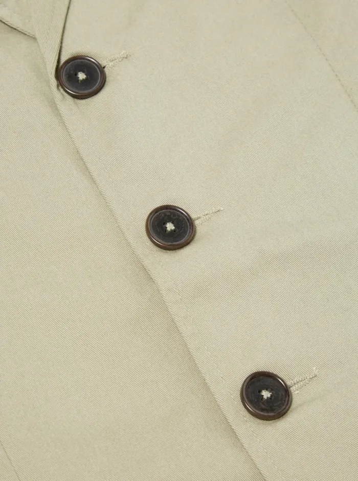 London Jacket In Stone Twill Men Universal Works Cotton Twill