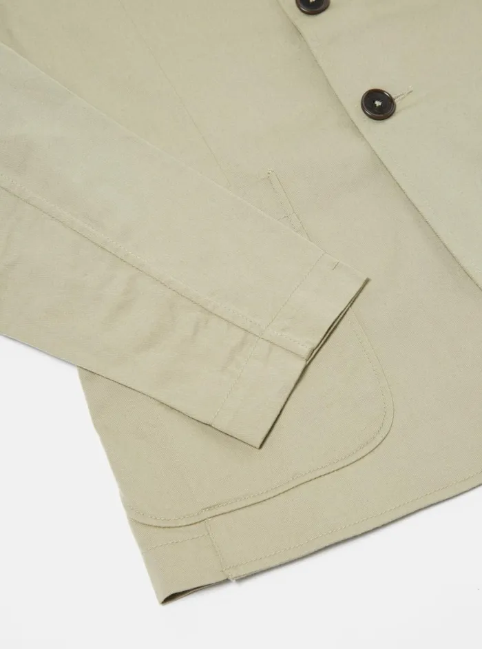 London Jacket In Stone Twill Men Universal Works Cotton Twill