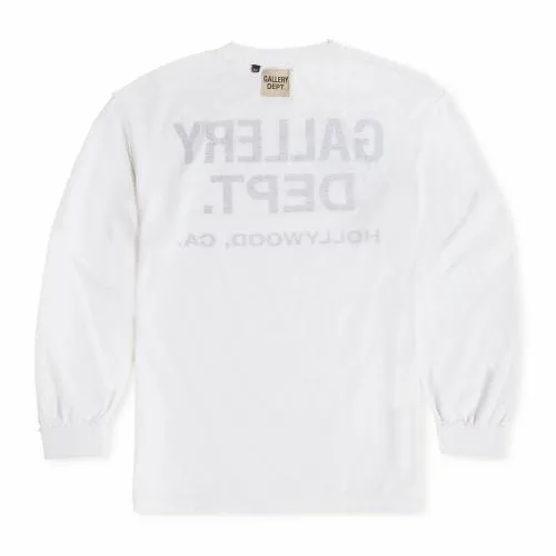 Long Sleeve Men Gallery Dept BIG ART THAT KILLS REVERSIBLE LS White