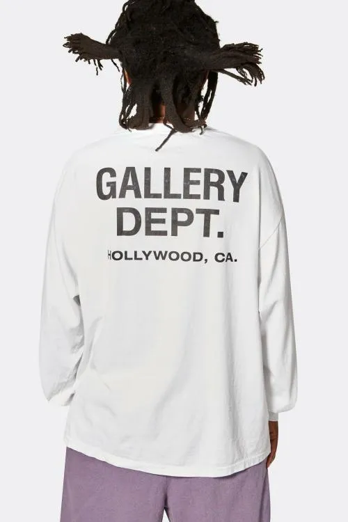 Long Sleeve Men Gallery Dept BIG ART THAT KILLS REVERSIBLE LS White