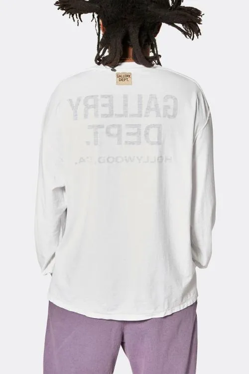 Long Sleeve Men Gallery Dept BIG ART THAT KILLS REVERSIBLE LS White