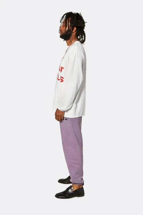 Long Sleeve Men Gallery Dept BIG ART THAT KILLS REVERSIBLE LS White