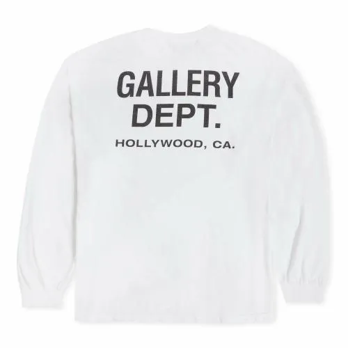 Long Sleeve Men Gallery Dept BIG ART THAT KILLS REVERSIBLE LS White