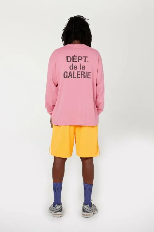 Long Sleeve Men Gallery Dept DEPT DE LA GALERIE LS POCKET TEE Salmon