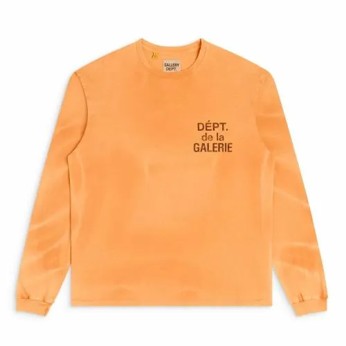 Long Sleeve Men Gallery Dept FRENCH LS TEE Bright Orange