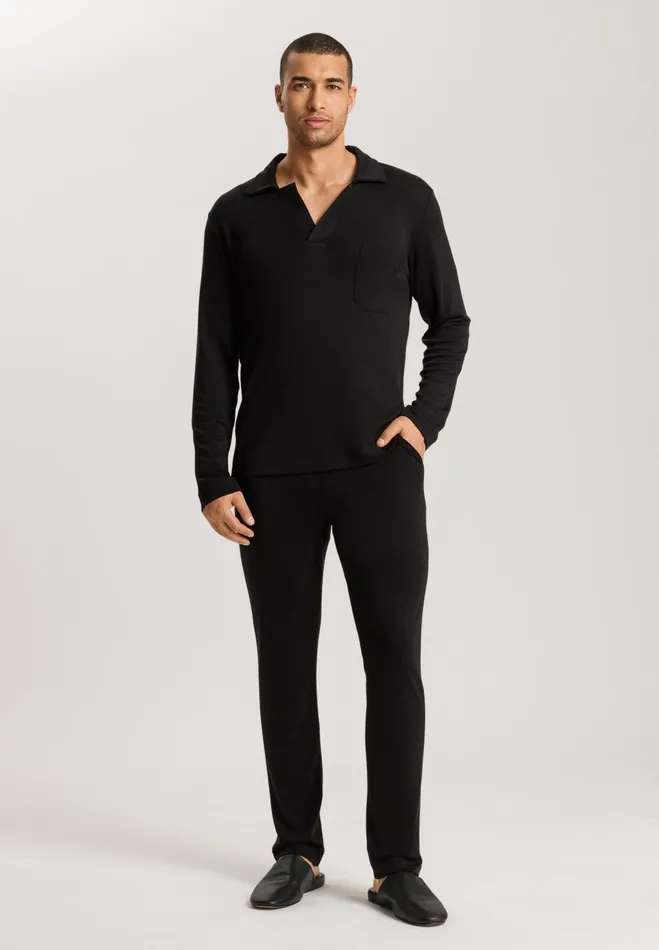 Lounge Pants Black Men HANRO Bottoms