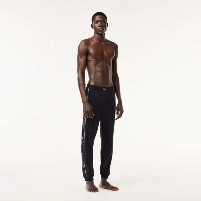 Loungewear and Pajamas Men Lacoste Men039s Logo Stripe Lounge Pants Navy Blue White El5 Loungewear and Pajamas Men Lacoste Men039s Logo Stripe Lounge Pants Navy Blue White El5