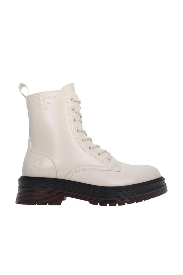 Lumberjack ANKLE BOOTS Women KOMBAT BOOT OFFWHITE Woman 776 White