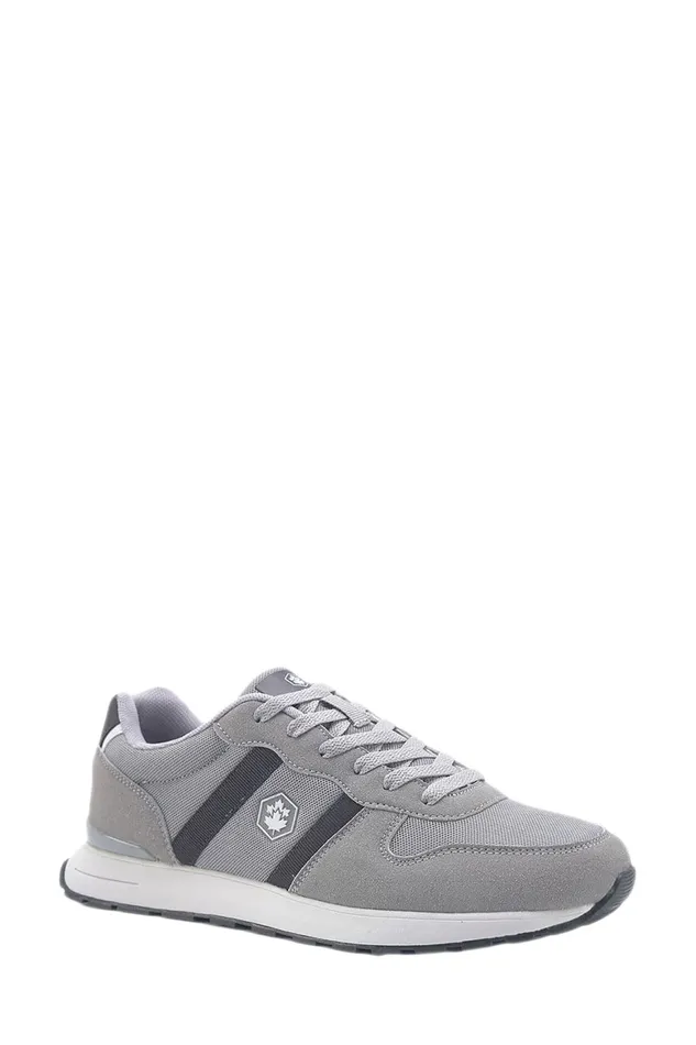 Lumberjack SNEAKERS Men DECEMBER ACTIVE LACED L GREY Man Comfort Shoes Grey
