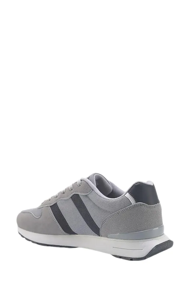 Lumberjack SNEAKERS Men DECEMBER ACTIVE LACED L GREY Man Comfort Shoes Grey