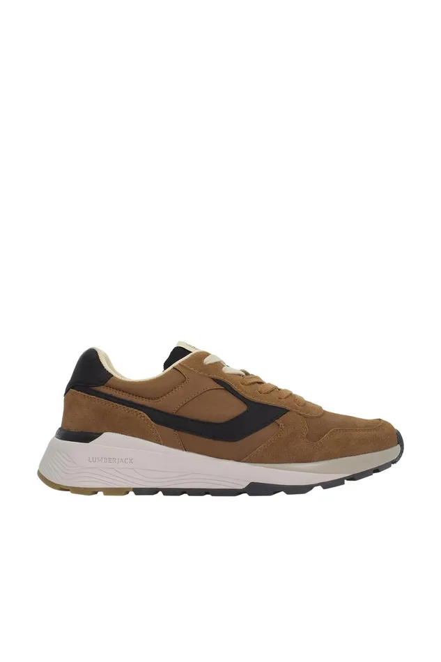 Lumberjack SNEAKERS Men WILFRED SMI4612004 BROWN Man Sport Shoes Brown