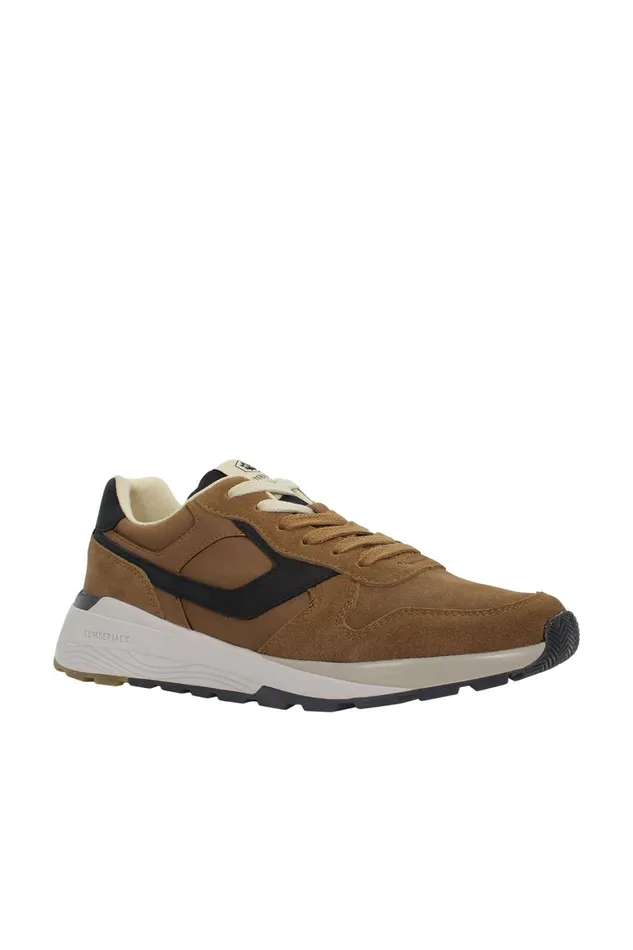 Lumberjack SNEAKERS Men WILFRED SMI4612004 BROWN Man Sport Shoes Brown