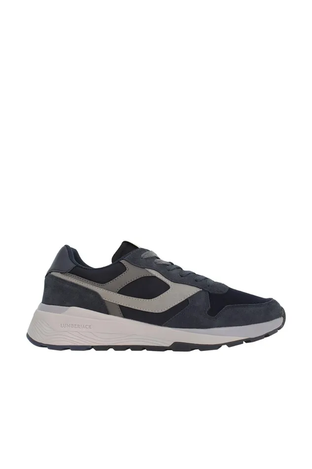 Lumberjack SNEAKERS Men WILFRED SMI4612004 NAVY BLUE Man Sport Shoes Blue