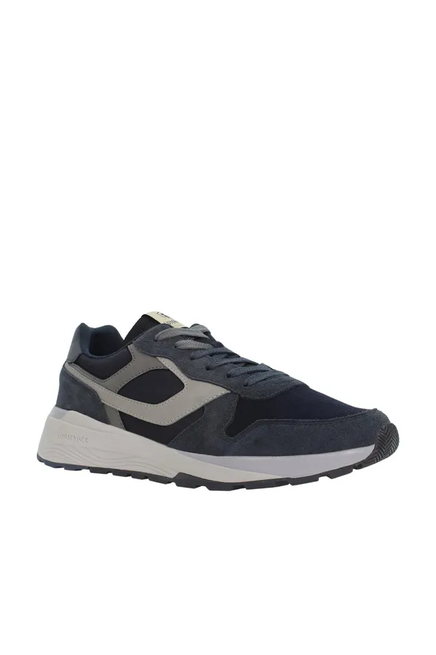 Lumberjack SNEAKERS Men WILFRED SMI4612004 NAVY BLUE Man Sport Shoes Blue