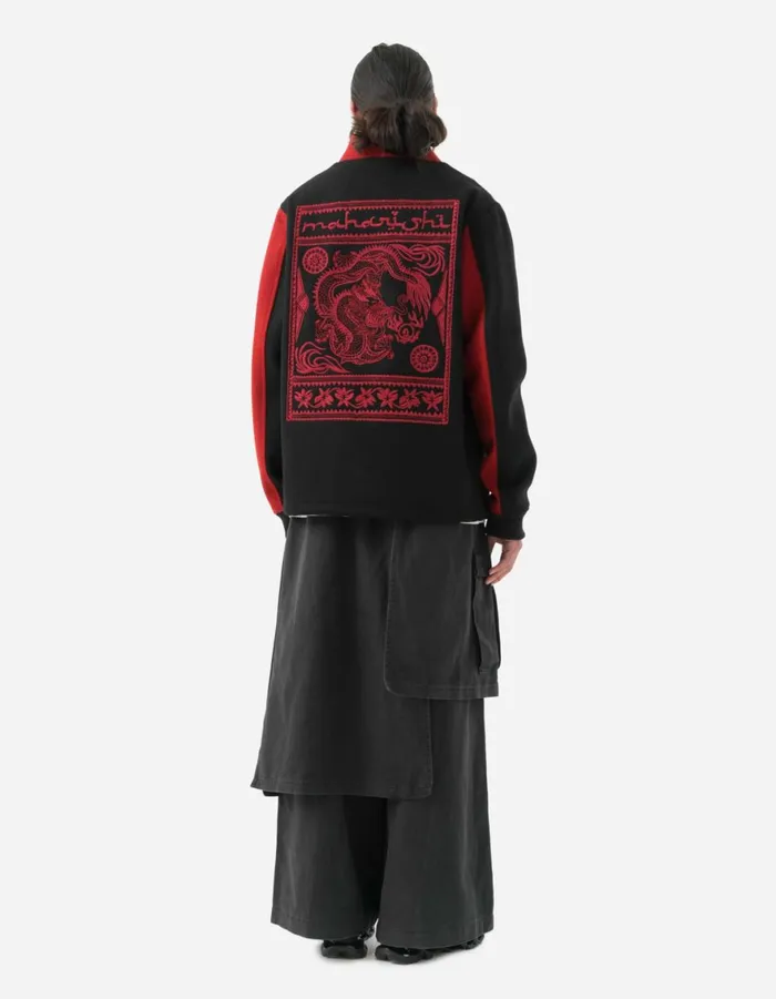 Maharishi Hakama Pants 4588 Asym Cargo Hakama Pants Black 8211 Men