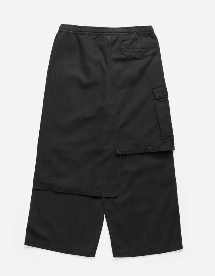 Maharishi Hakama Pants 4588 Asym Cargo Hakama Pants Black 8211 Men