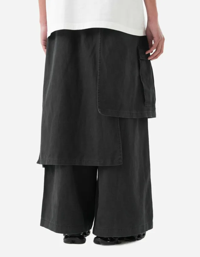 Maharishi Hakama Pants 4588 Asym Cargo Hakama Pants Black 8211 Men