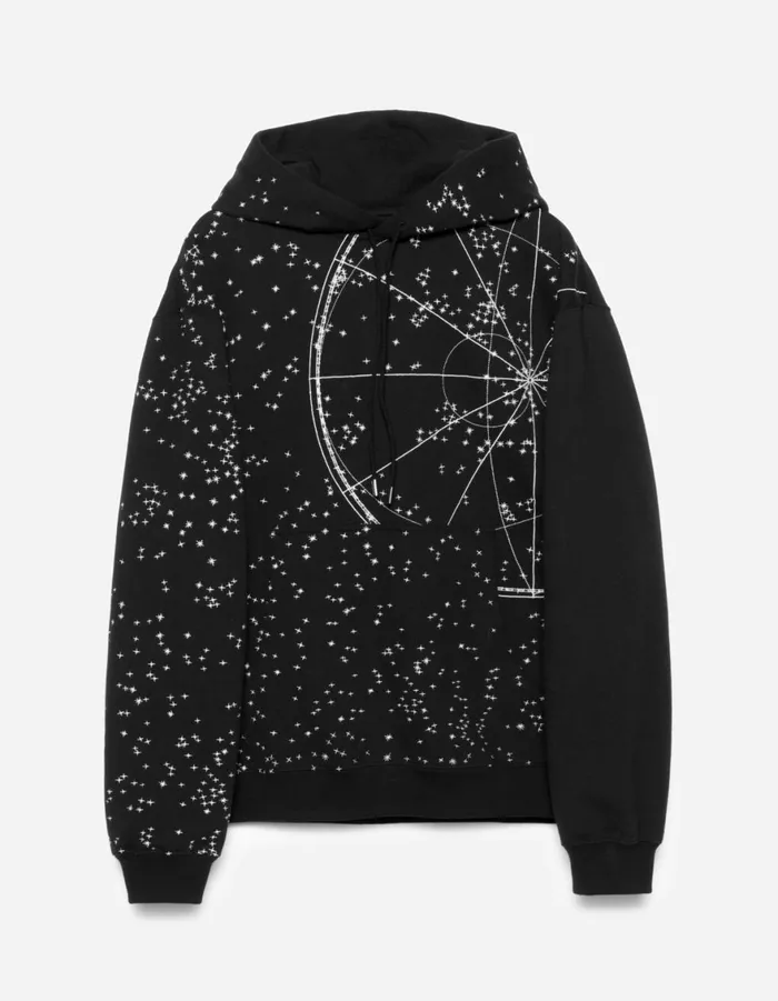 Maharishi Hooded Sweats 6015 Celeste Hooded Sweat Black 8211 Men