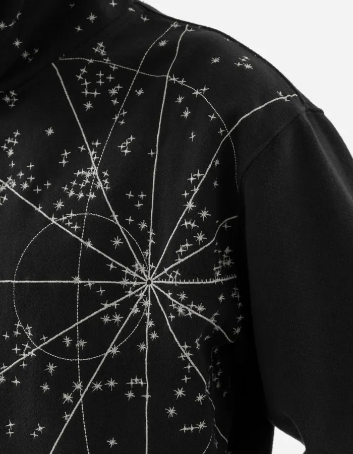 Maharishi Hooded Sweats 6015 Celeste Hooded Sweat Black 8211 Men