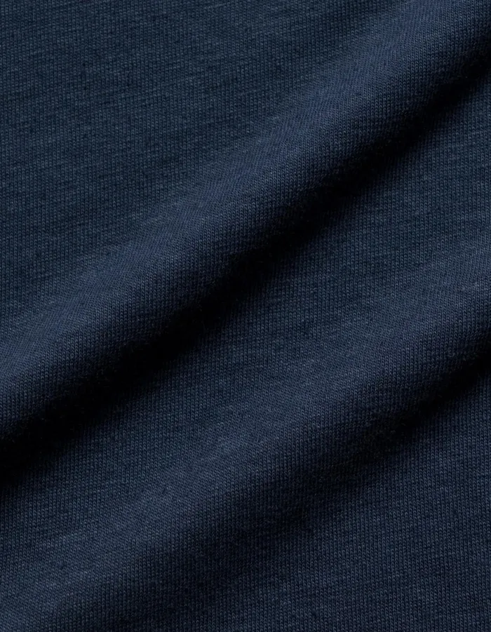Maharishi Short Sleeve TShirts 6000 Monk Organic Hemp TShirt Navy Blueprint 8211 Men