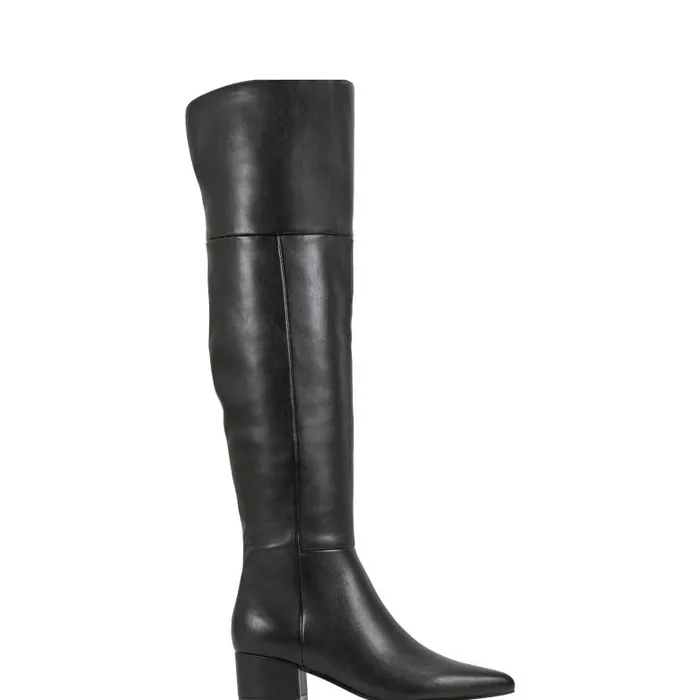 Marc Fisher Boots Women Lottie Over The Knee Boot Smooth Black