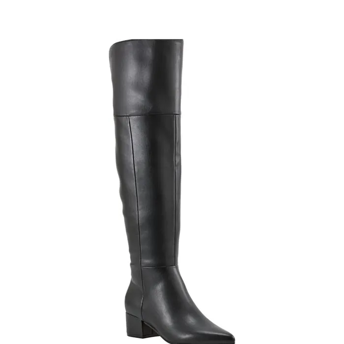 Marc Fisher Boots Women Lottie Over The Knee Boot Smooth Black