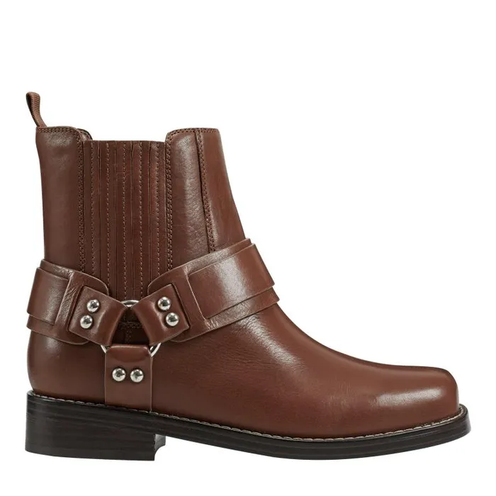 Marc Fisher Casual Boots Women Mizzie Harness Bootie Brown