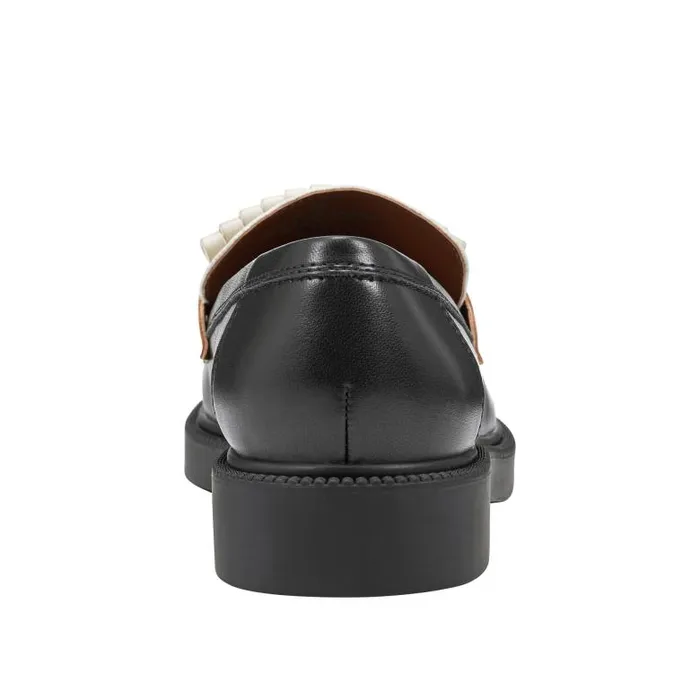 Marc Fisher Loafers and Flats Women Calixy Loafer Blackcreambrown