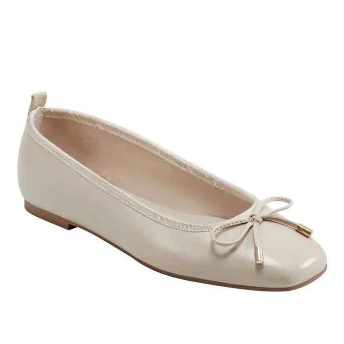 Marc Fisher Loafers and Flats Women Ubet Slipon Casual Flat Chic Cream