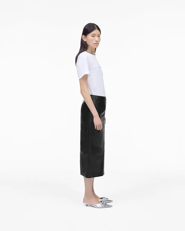Marc Jacobs Bottoms Leather Slim Skirt Black 8211 Women