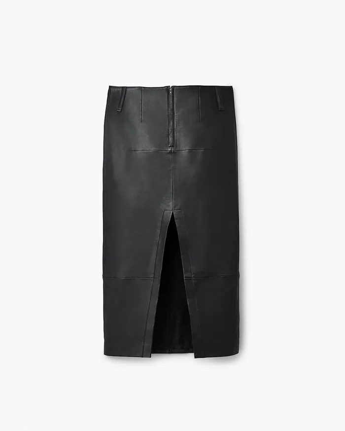 Marc Jacobs Bottoms Leather Slim Skirt Black 8211 Women