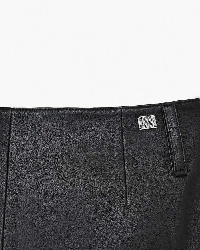 Marc Jacobs Bottoms Leather Slim Skirt Black 8211 Women