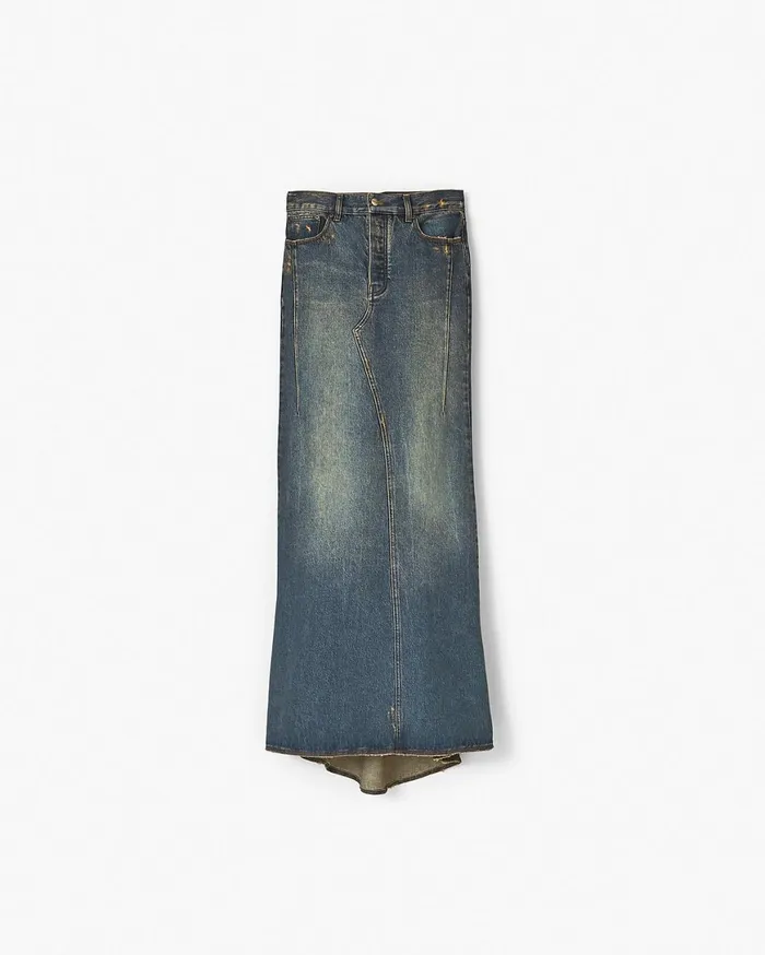 Marc Jacobs Bottoms Long Fluted Skirt Grunge Indigo 8211 Women