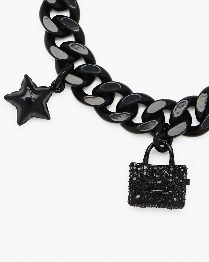 Marc Jacobs Bracelets The Pave Mini Icon Charm Bracelet Blackblack Crystal 8211 Women
