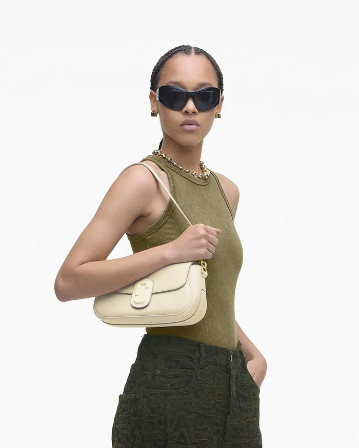 Marc Jacobs Crossbody Bags The Large Clover Shoulder Bag Cloud White 8211 Women