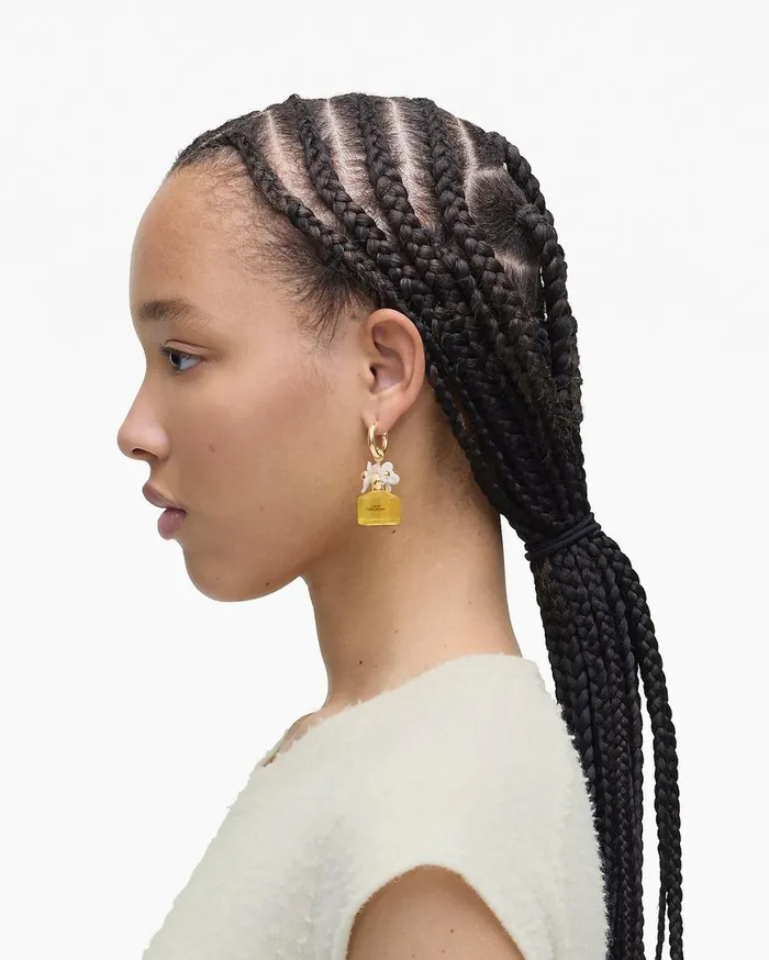 Marc Jacobs Earrings Mini Icon Daisy Earrings Goldyellow Multi 8211 Women