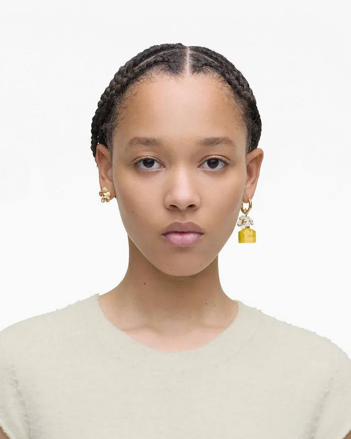 Marc Jacobs Earrings Mini Icon Daisy Earrings Goldyellow Multi 8211 Women