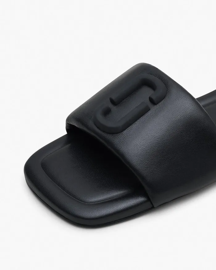 Marc Jacobs Flats The J Marc Leather Sandal Black 8211 Women