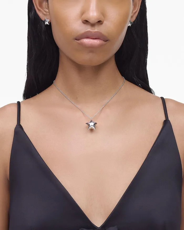 Marc Jacobs Necklaces Balloon Star Necklace Light Antique Silver 8211 Women