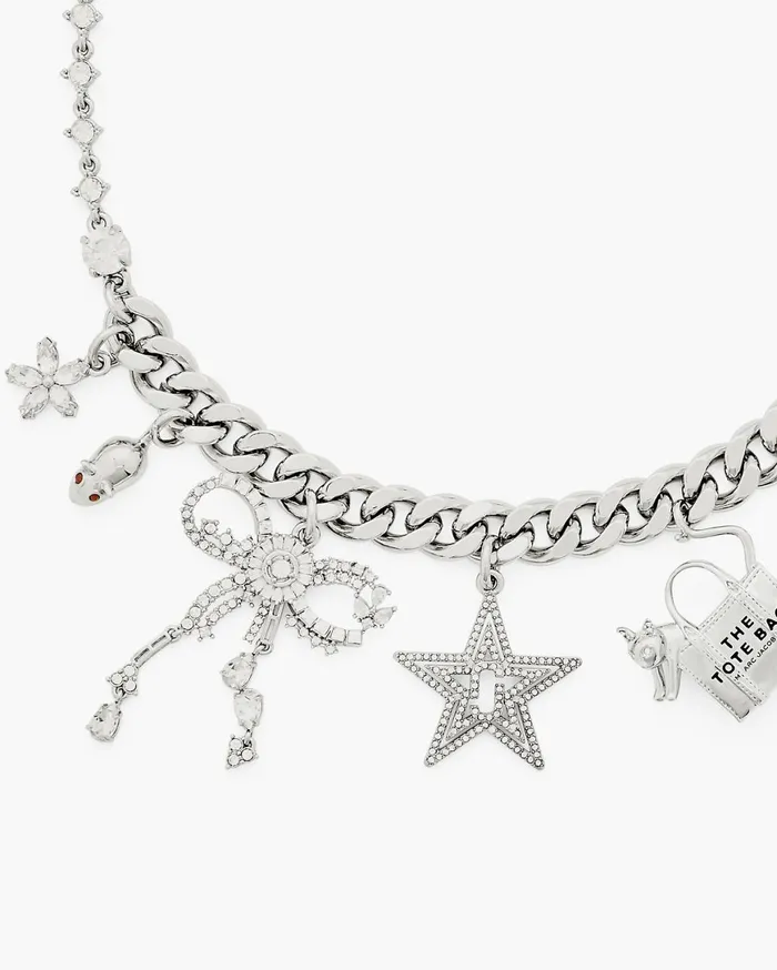 Marc Jacobs Necklaces Cats Out Of The Bag Charm Necklace Silver 8211 Women
