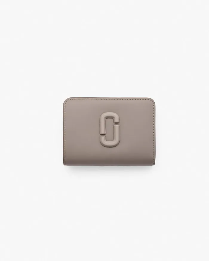 Marc Jacobs Small Wallets The Covered J Marc Mini Compact Wallet Cement 8211 Women Marc Jacobs Small Wallets The Covered J Marc Mini Compact Wallet Cement 8211 Women