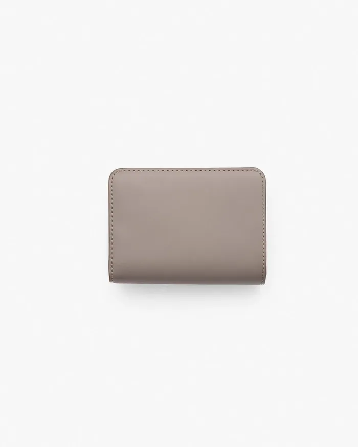 Marc Jacobs Small Wallets The Covered J Marc Mini Compact Wallet Cement 8211 Women